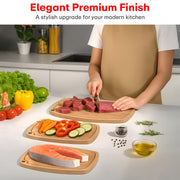 Bamboo Chopping Board Set of 3